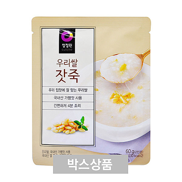 Dfav 청정원 우리쌀 잣죽 60g 2인분 X 30EA