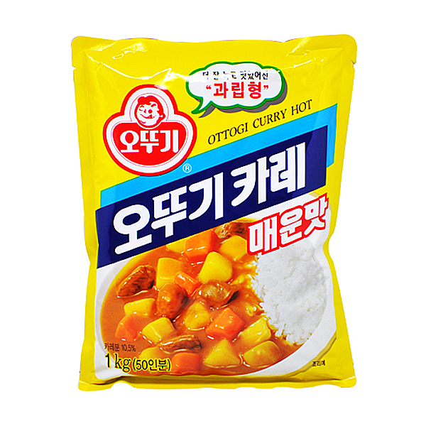 Dfav 오뚜기 카레 매운맛 1kg 50인분