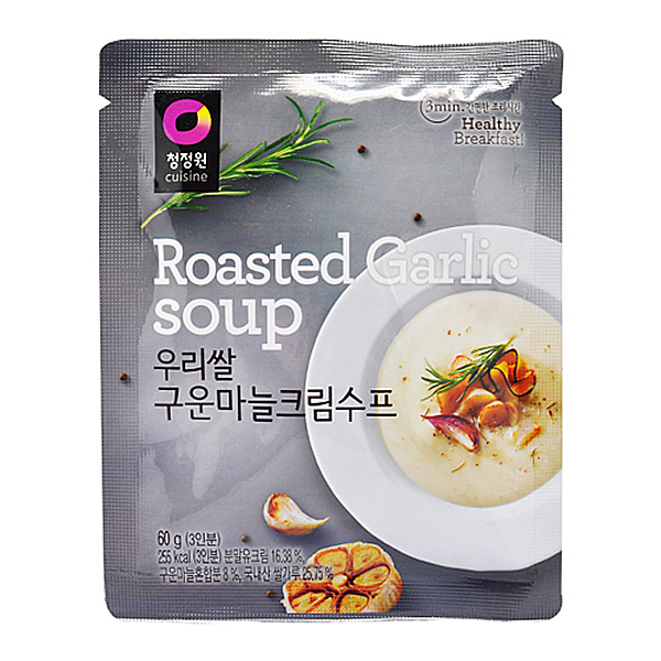 Dfav 청정원 우리쌀 구운마늘 크림수프 60g 3인분