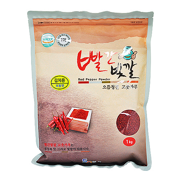 Dfav 선농 빨간 빛깔 고춧가루 김치용 보통맛 1kg