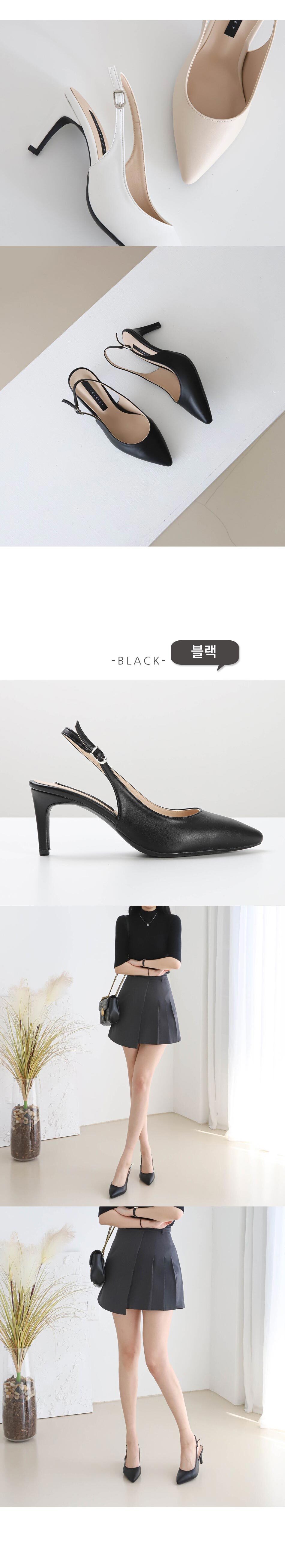 CC 26s High Heels Pump 85 White Black Wool Fabric 627018
