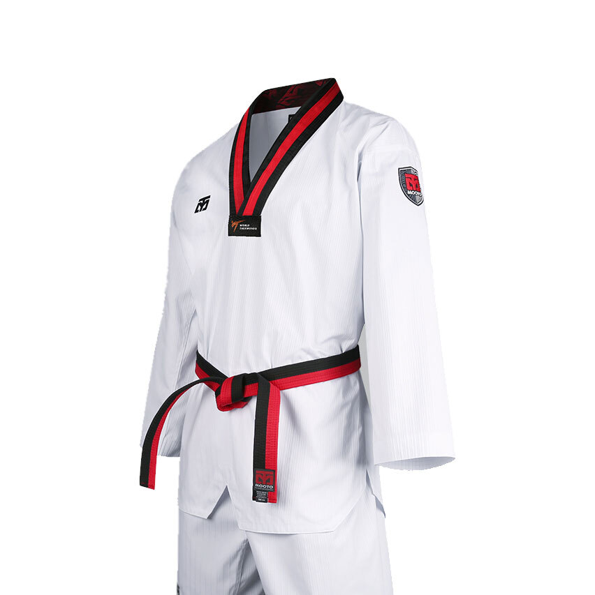 Basic 4.5-3Poom Uniform [Red Stripe BK-Neck]