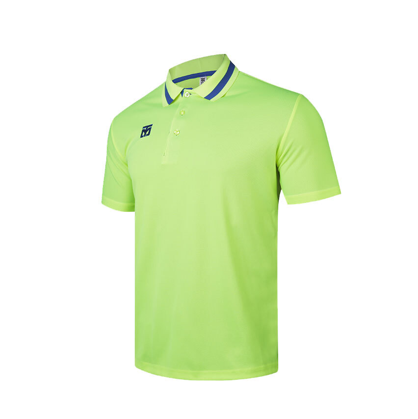 Neck Stripe T-Shirt_Neon Green