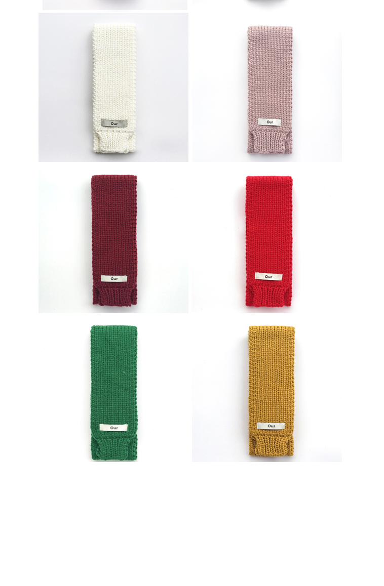 Petite auer muffler 11color cashmere knit winter s