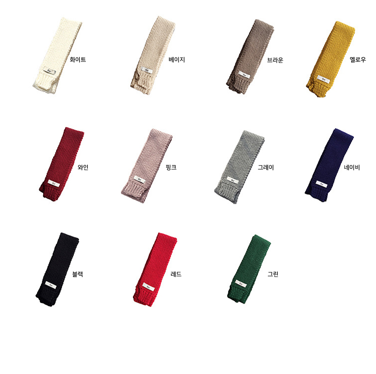 Petite auer muffler 11color cashmere knit winter s