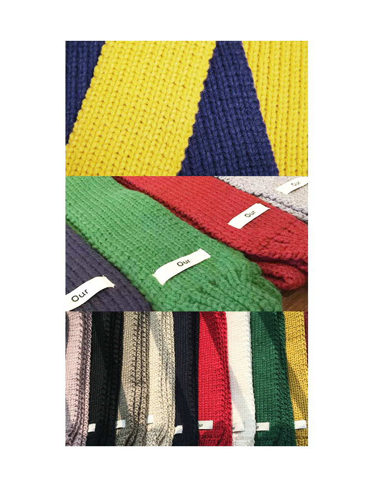 Petite auer muffler 11color cashmere knit winter s