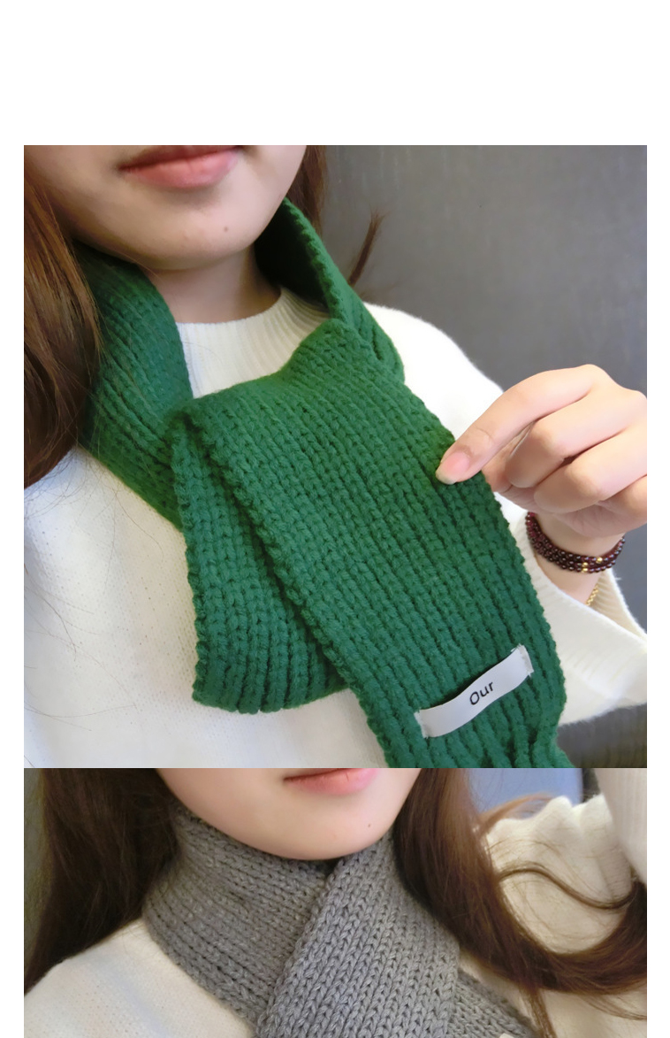 Petite auer muffler 11color cashmere knit winter s