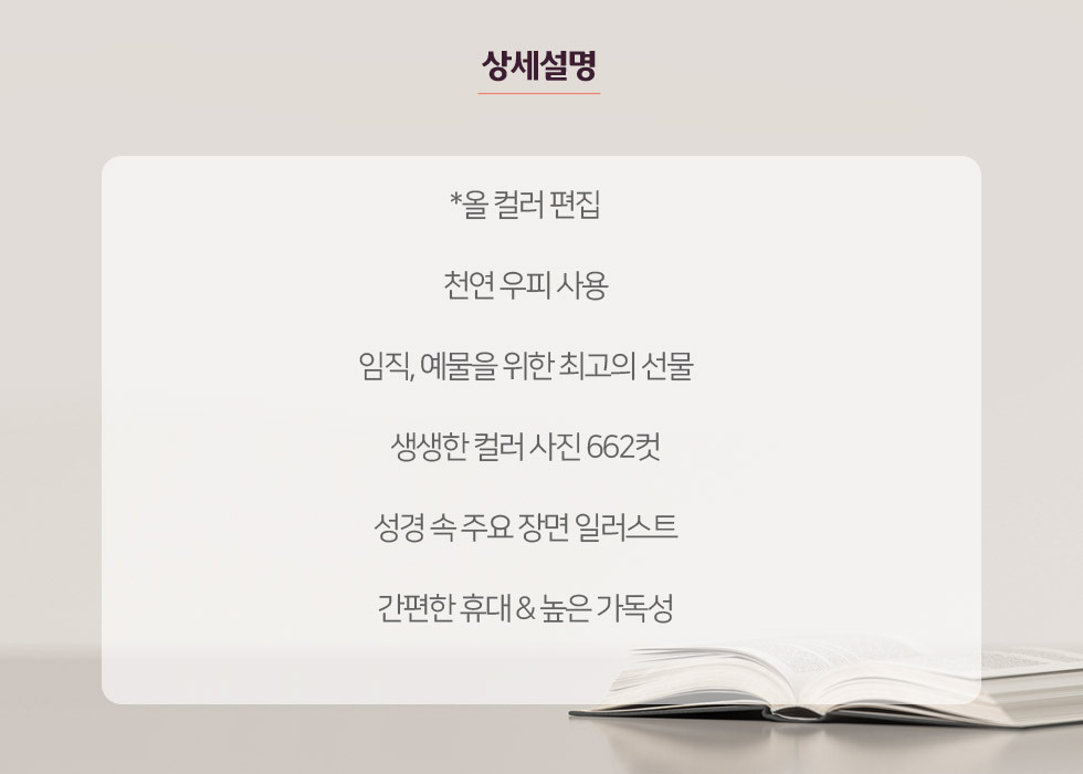 성경 크기 비교 제목란