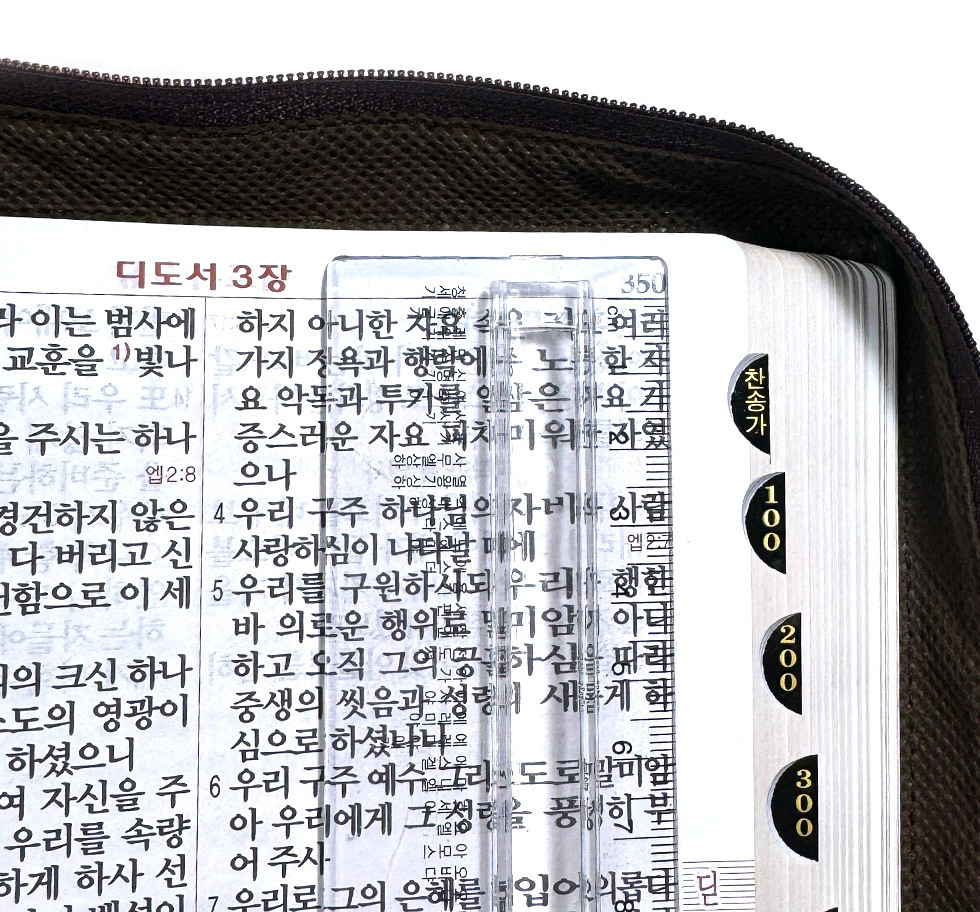 성경 크기 비교 제목란