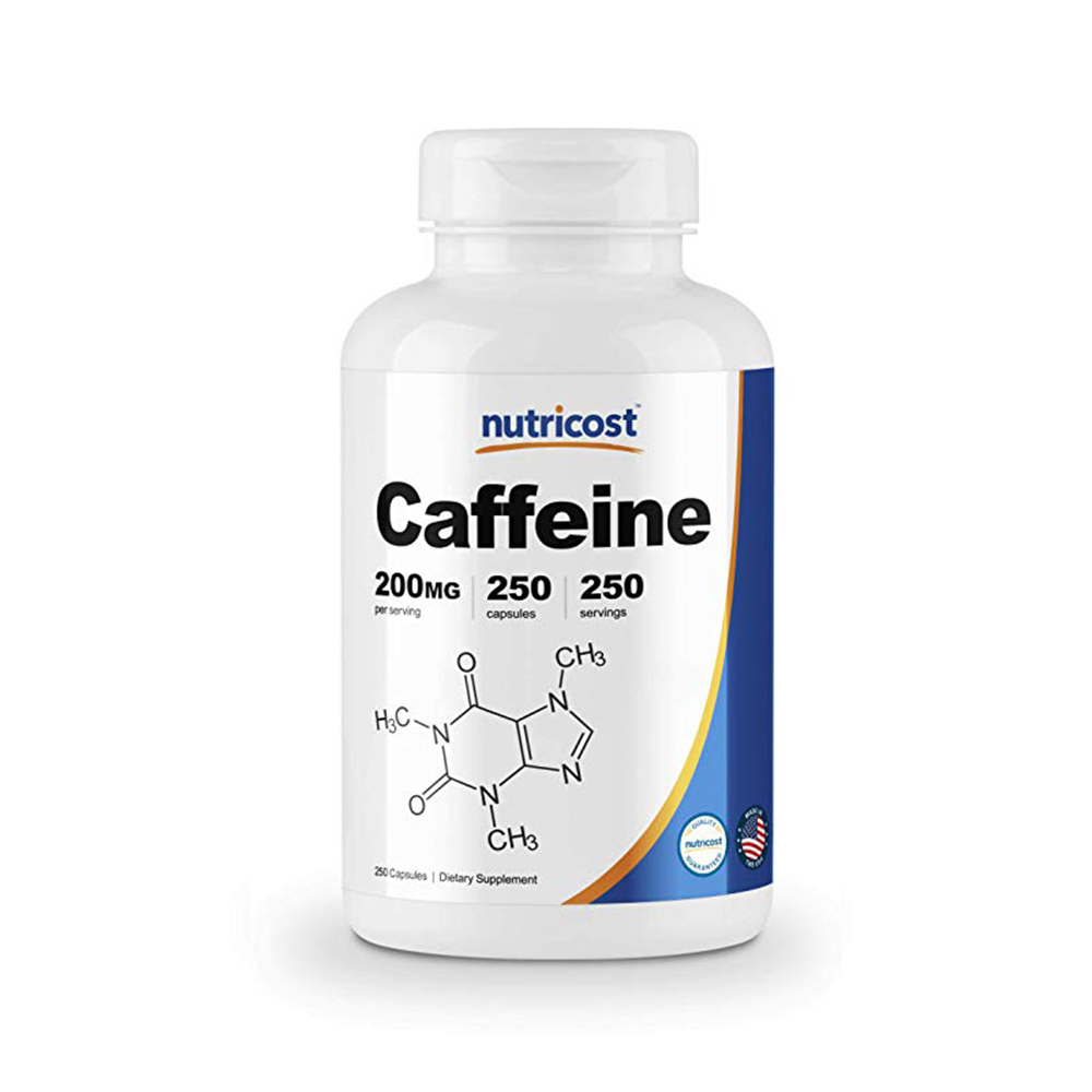 Nutricost 카페인 Caffeine 200mg 250cap