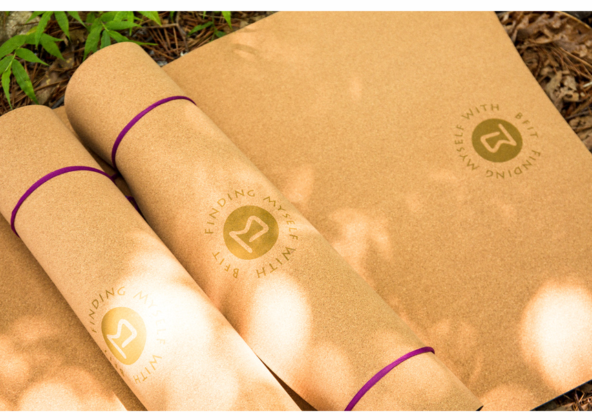 New Yoga Mat Bipit TPE Yoga Mat, Cork Pilates Wide