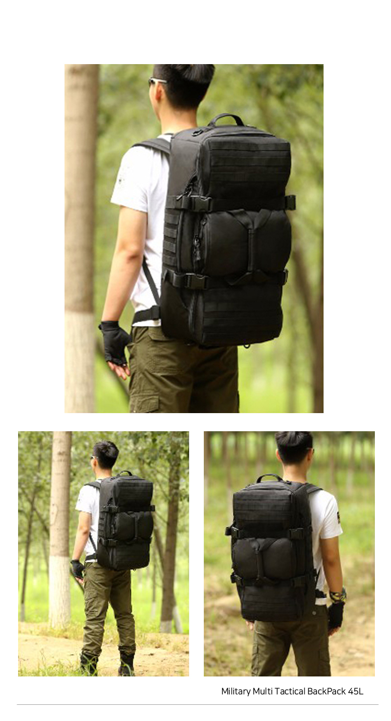 NEW BACKPACK Travel Military Backpack 45L Backpack
