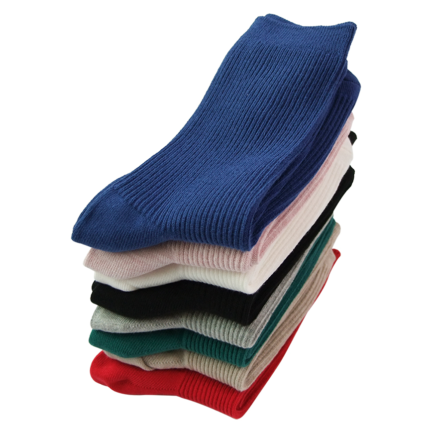 New Knee Socks Knee Plain Domestic Crew Socks Fash
