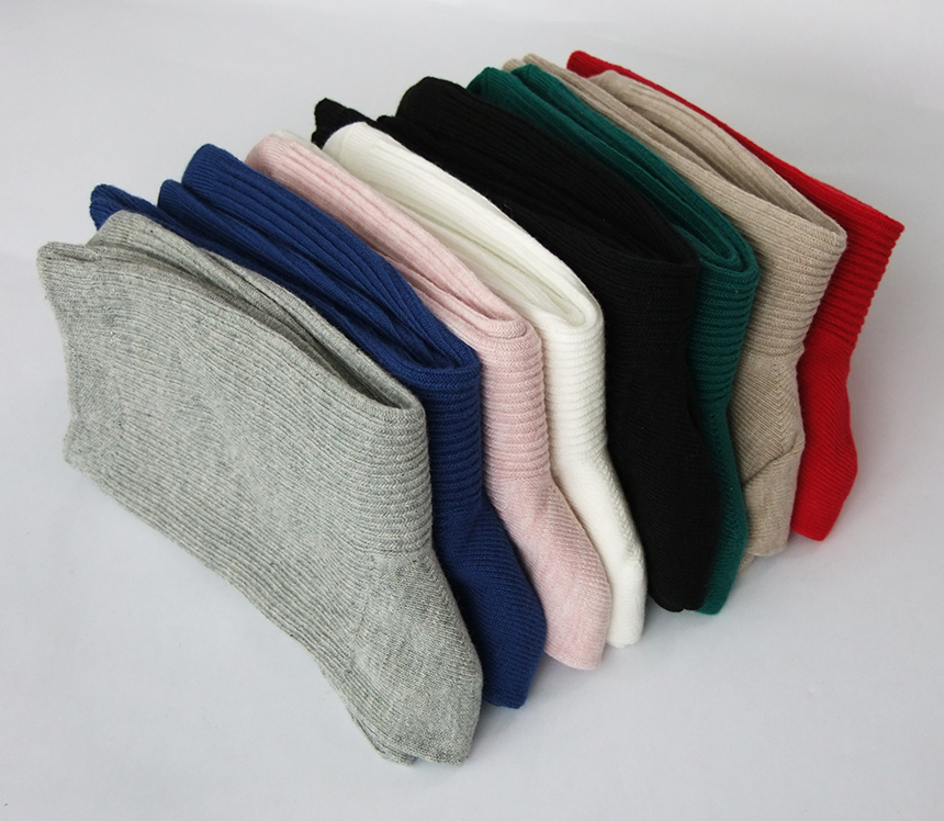 New Knee Socks Knee Plain Domestic Crew Socks Fash