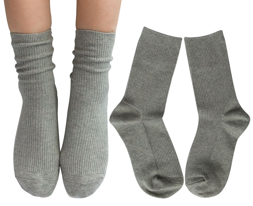 New Knee Socks Knee Plain Domestic Crew Socks Fash