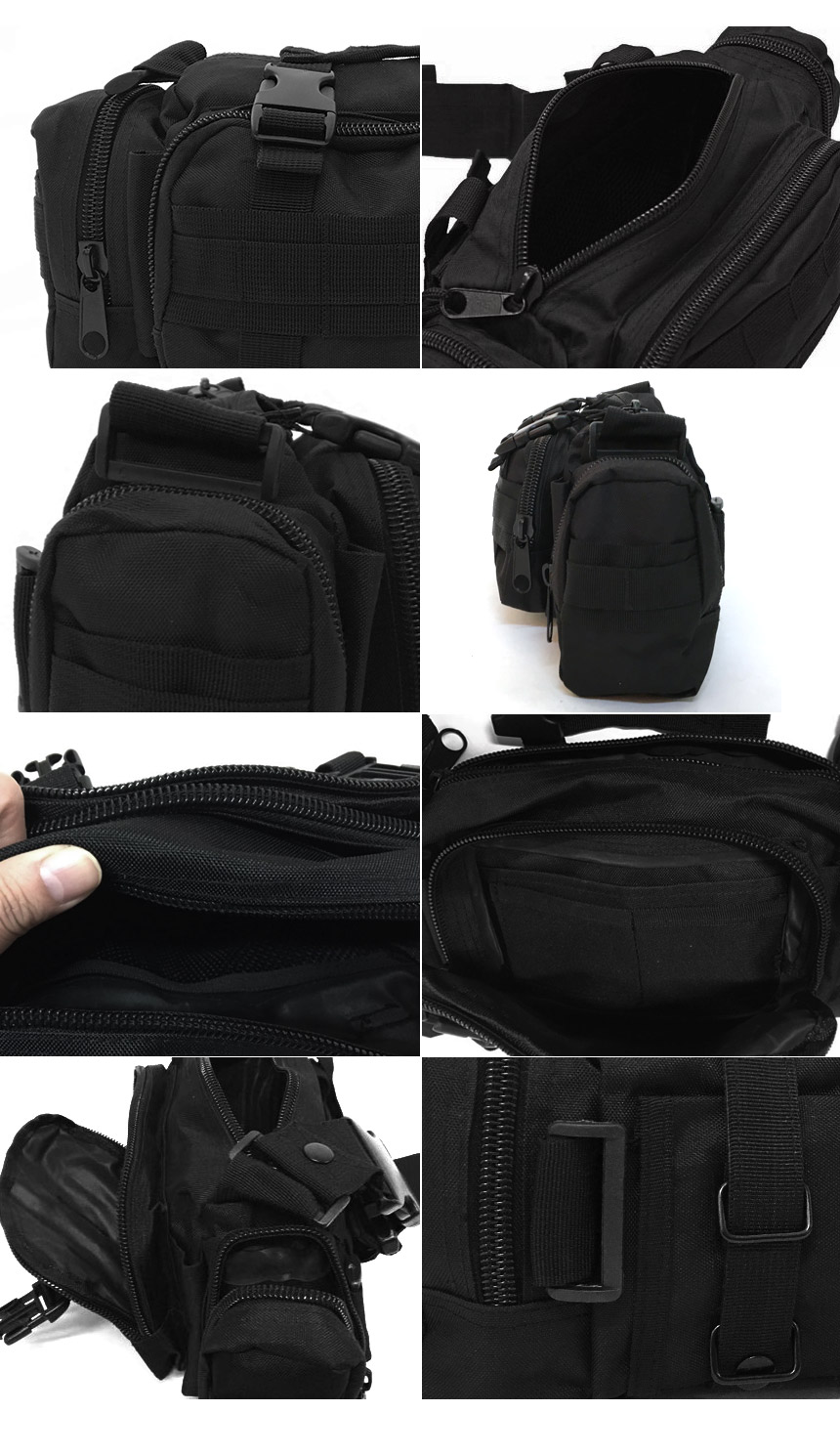 웍스페디션(WORKS PEDITION) 웍스페디션 포레이커 웨이스트 전술 힙색 에이택스