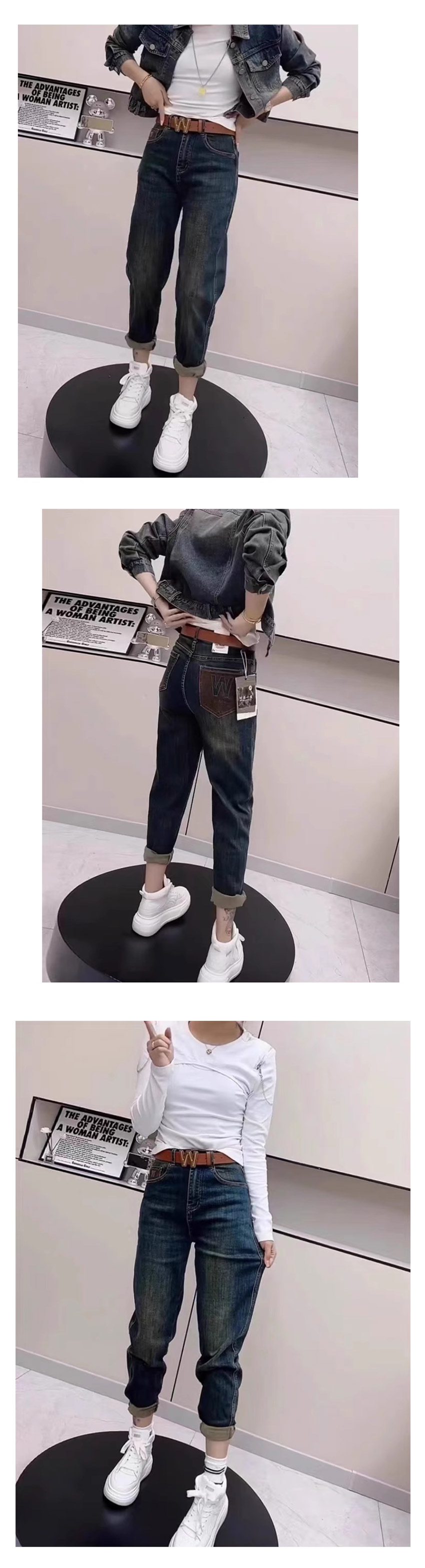 헤리티지 데님 팬츠 다양한 모델 착용컷