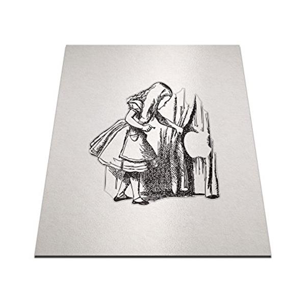 13-inch Macbook and 15-inch Macbook Alice Searching Behind the Curtains Vinyl Sticker for Macbook