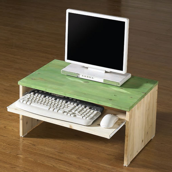 B2m 파도바 그린 삼나무 좌식컴퓨터책상/좌탁노트북테이블