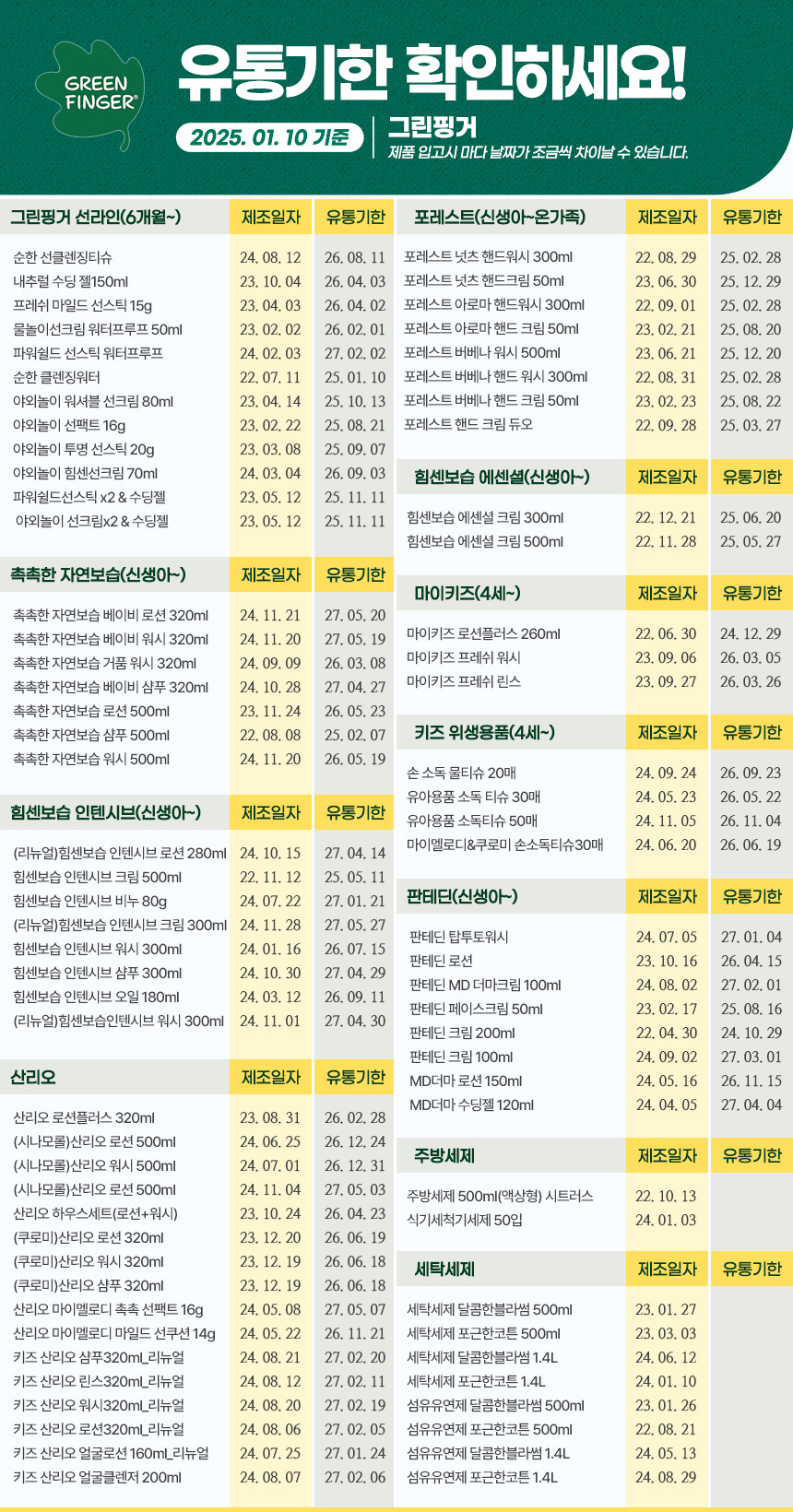 Green Finger moisturizing natural moisturizing bab