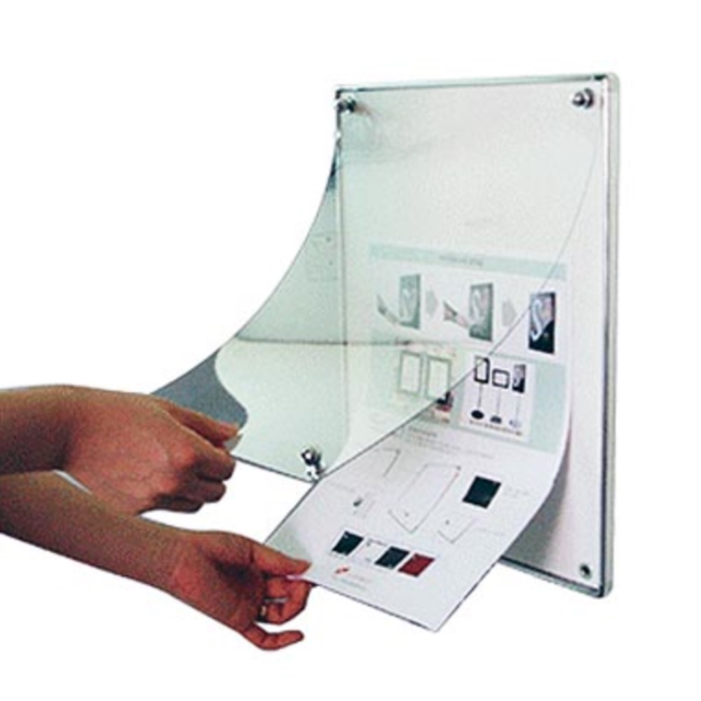 자석고정 아크릴커버 게시판액자 A3 회사 사무실 학교 교회 안내 메모보드 회사사내알림판 어린이집게시판 안내도 부동산현황게시판 관공서안내게시판