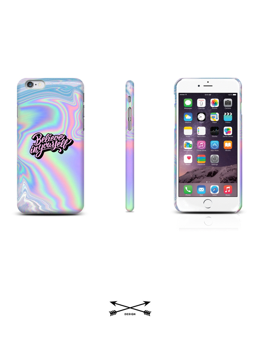 New Galaxy S8 Plus Holographic Lettering Case Uniq