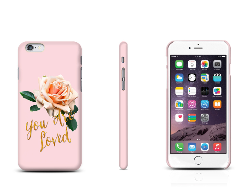 New Galaxy S8 Plus Camellia Rose Pink Case Flower 