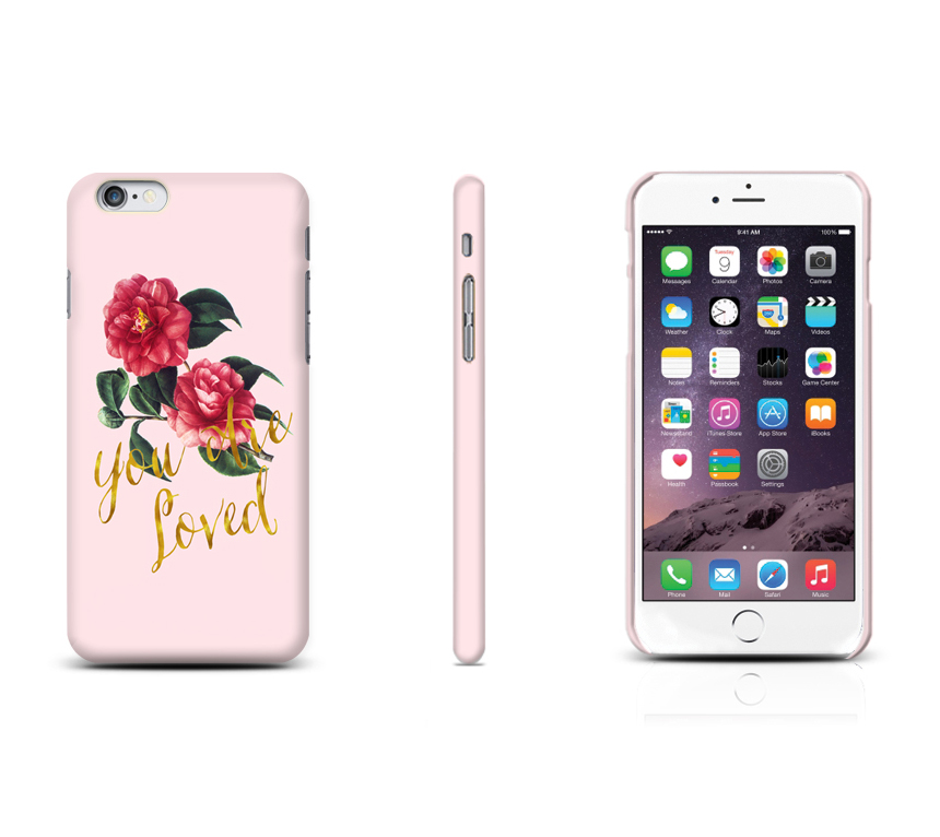 New Galaxy S8 Plus Camellia Rose Pink Case Flower 