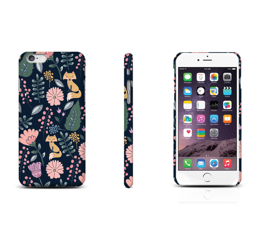 New Galaxy S8 Plus Jute Fox Pattern Case Girlfrien