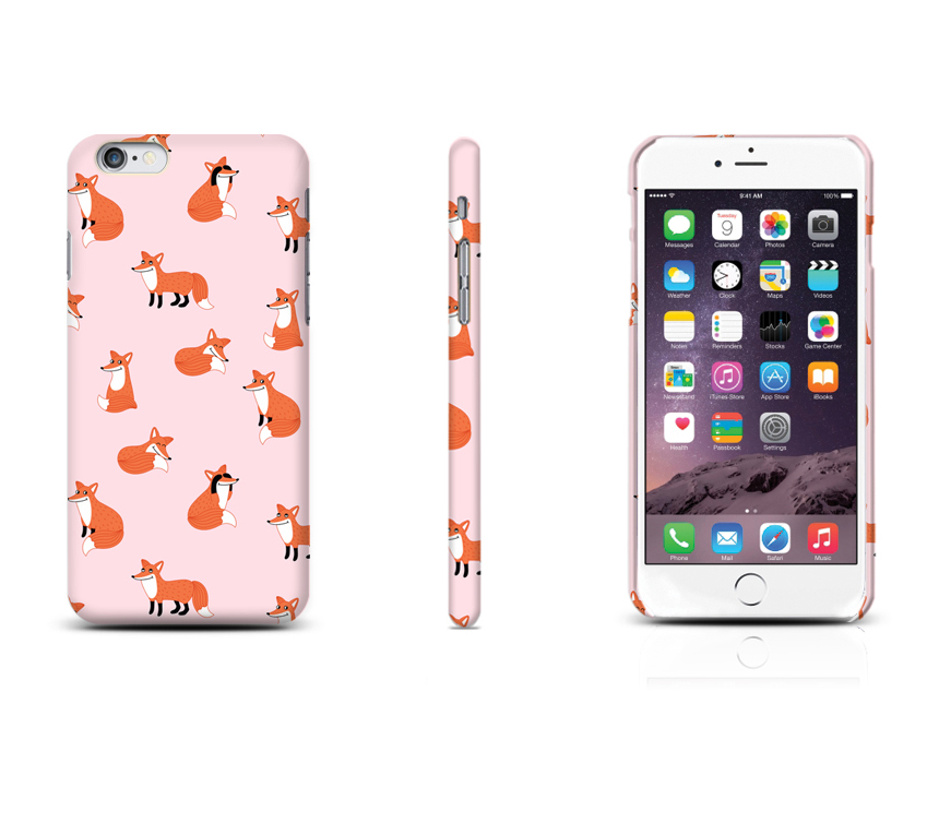 New Galaxy S8 Plus Jute Fox Pattern Case Girlfrien