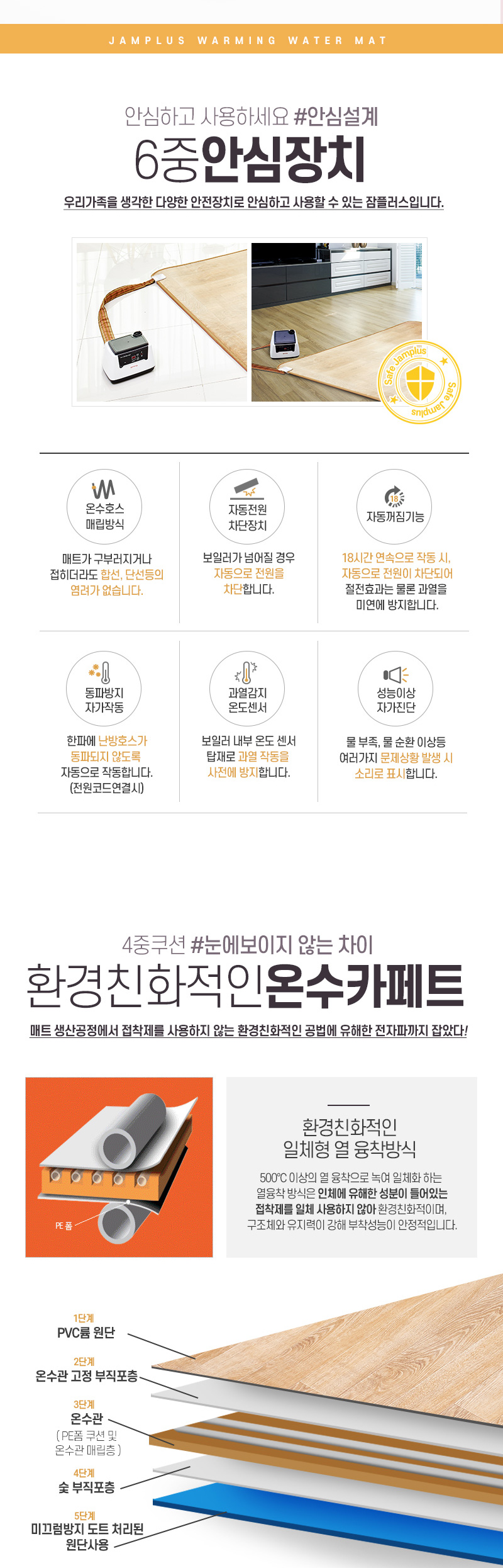 분리온수매트,따로온수매트,분리난방온수매트