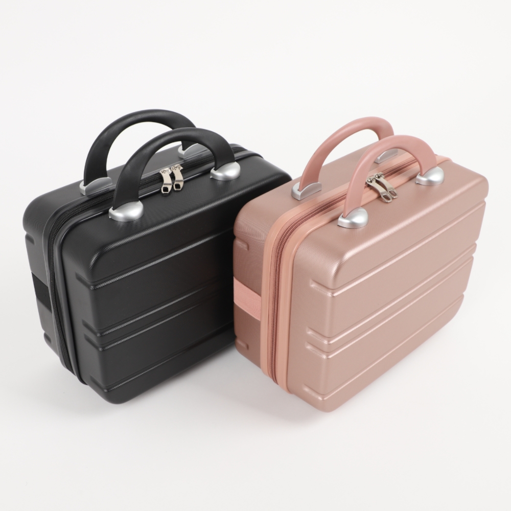 프리저니여행용 항공기용미니캐리어 여행용미니캐리어 여행용케이스 미니캐리어여행가방 여행용보조가방 수하물용케리어 부피작은캐리어 가벼운백 손질용케이스 레디백 로즈골드 14인치 미니캐리어