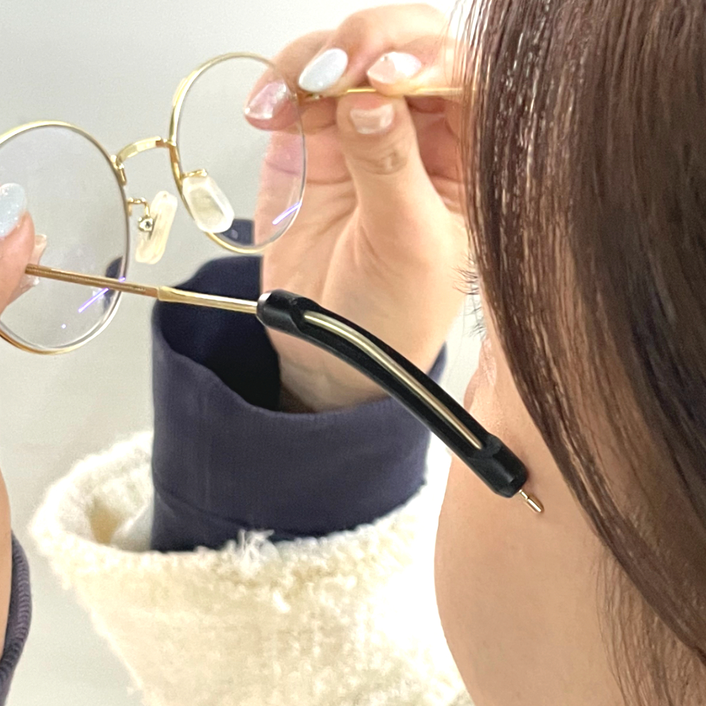 안경방지 안경고무 안경부속품 실리콘안경꽂이 안경액세서리 안경다리팁 안경귀고무 안경비대칭 안경부품 블랙안경다리 흘러내림방지 2P 블랙 실리콘 귀고무 다리팁 안경