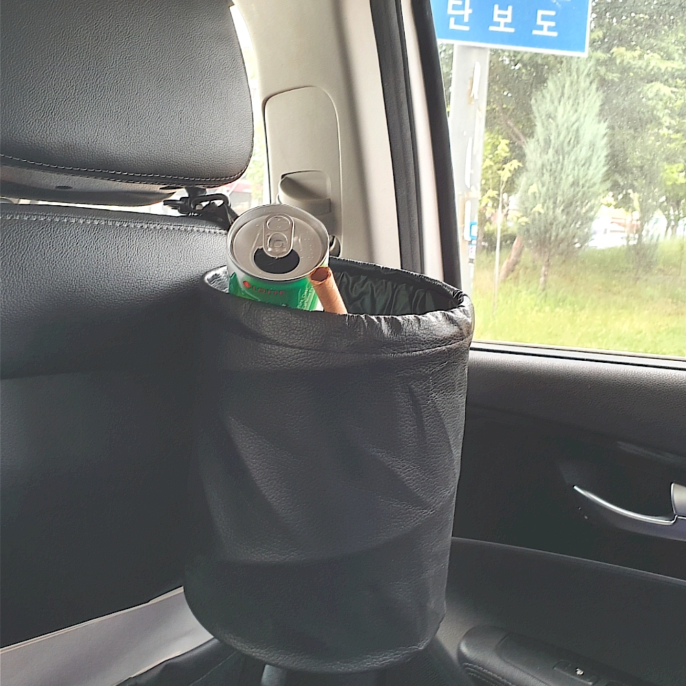 휴지통알림판 직사각형심플쓰레기통 다용도분리수거함랙 차량용쓰레기수납함 차량쓰레기통 차량용품쓰레기통 오피스쓰레기통 휴지통뚜껑 거실정리함 차량내부쓰레기통 걸이형 방수 차량용 쓰레기통
