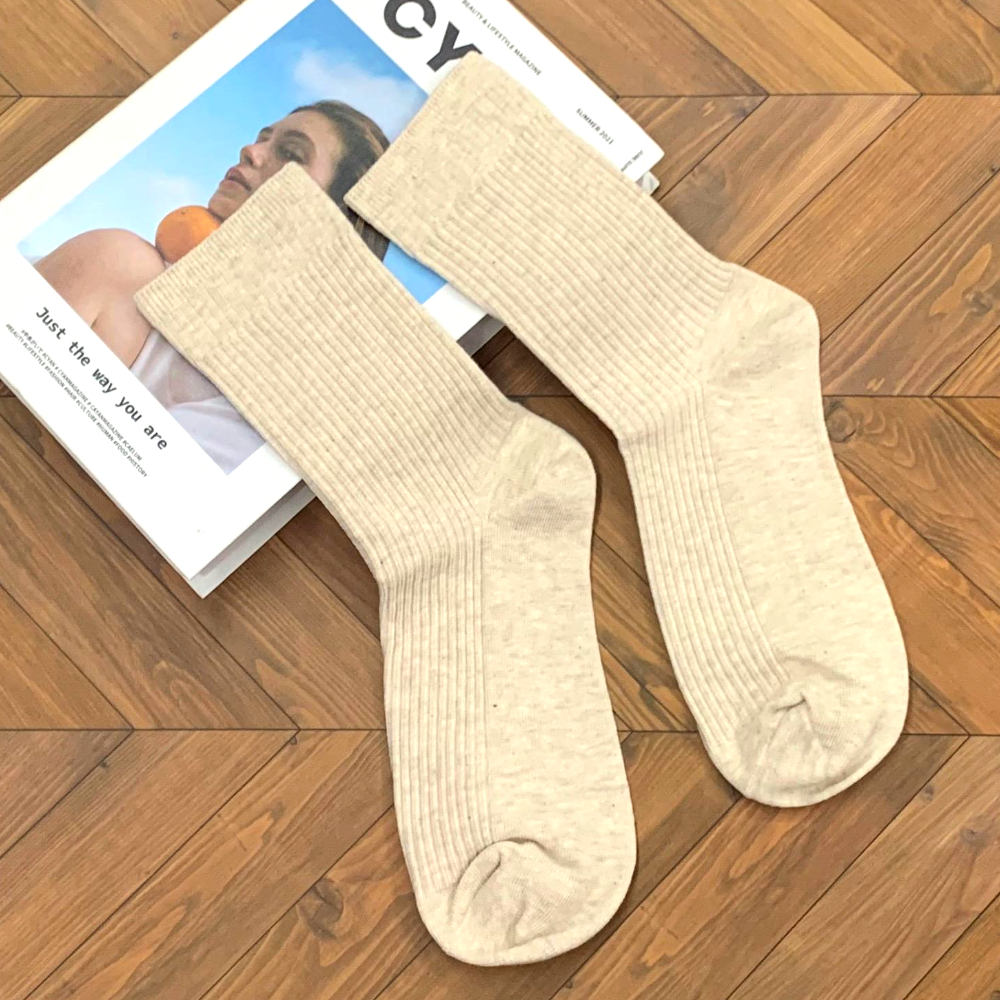 수면액세서리 퇴사선물 선선한겨울용아이템 미끄러움방지용품 페이크삭스여성용 캐쥬얼삭스 캐주얼미니소품 스키니부츠덧신 그레이삭스 울상품 로고캐주얼 아이보리 골지양말 남여공용 무압박 양말