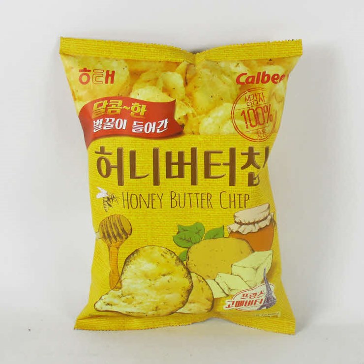Honey Butter Chip 10-Pack Hanbok Potato Chip Bag S