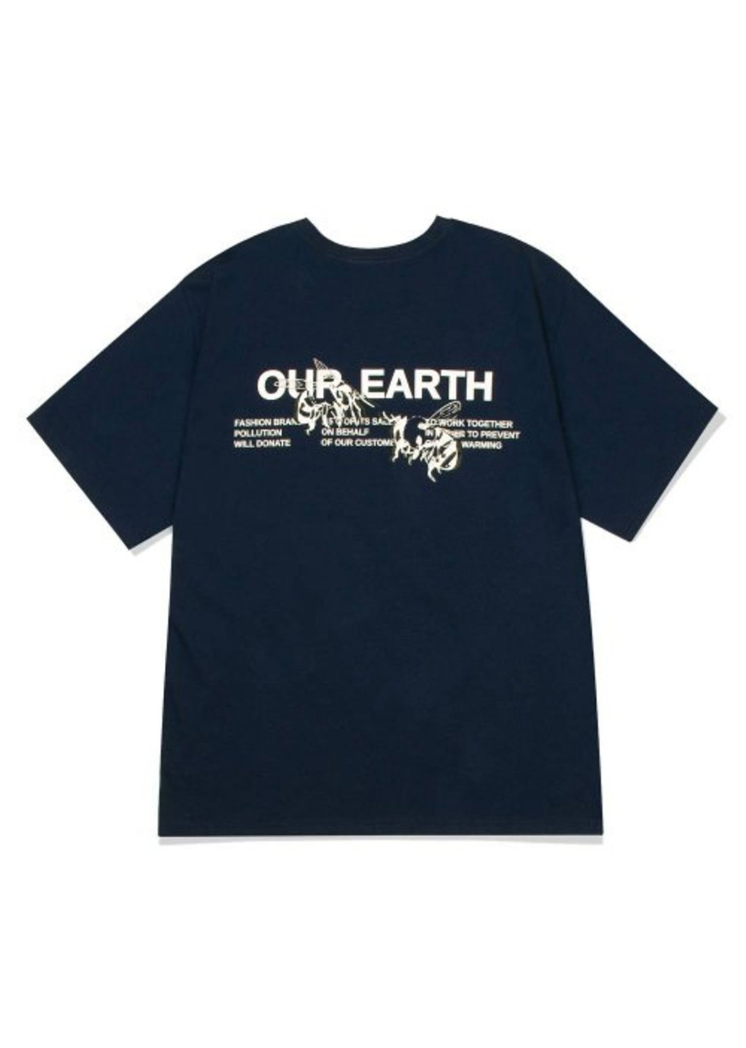 [폴루션] Our Earth T-Shirts (PKHBMTS014_NV)