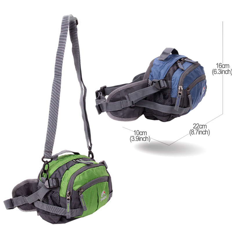 Hip sack 5L Waist pack Bag Pouch Hiking Trekking Travel Cycling running