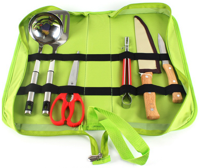 6pcs Camping Utensil Set Kitchen BBQ Garden Outdoor Tools Portable