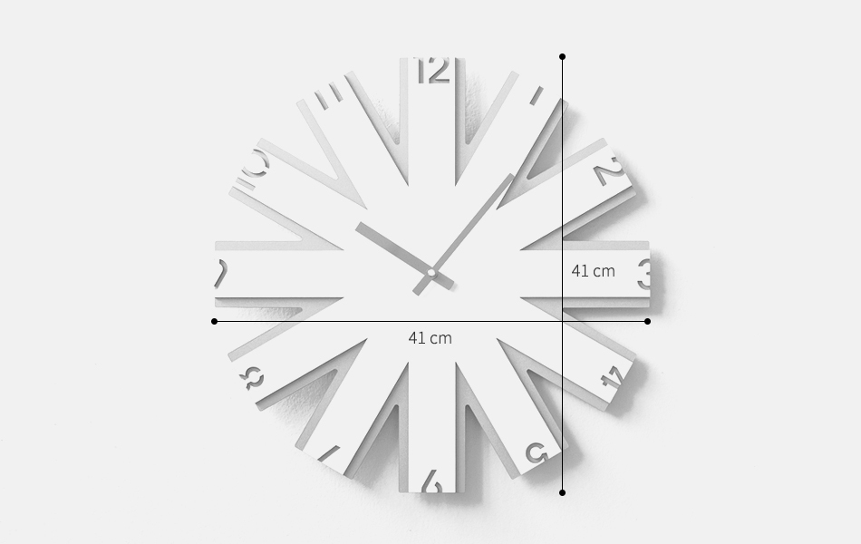 Unusual silence Interior wall clock 2color Clean l