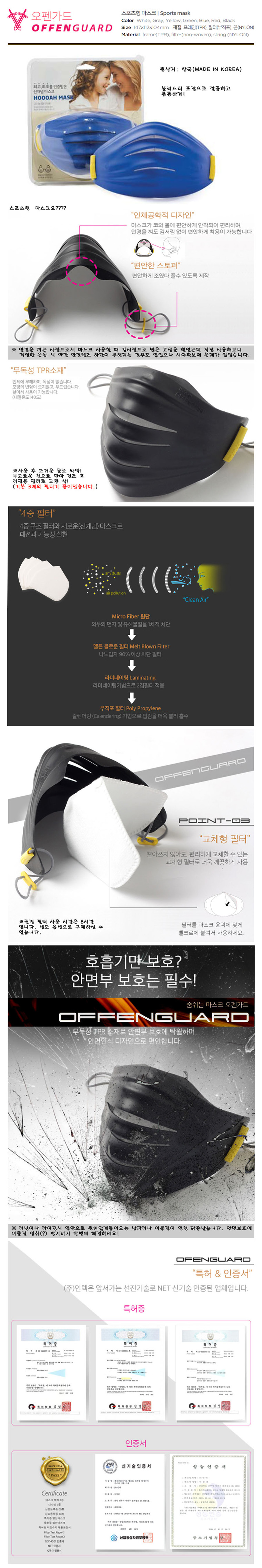 Offen guard mask bicycle