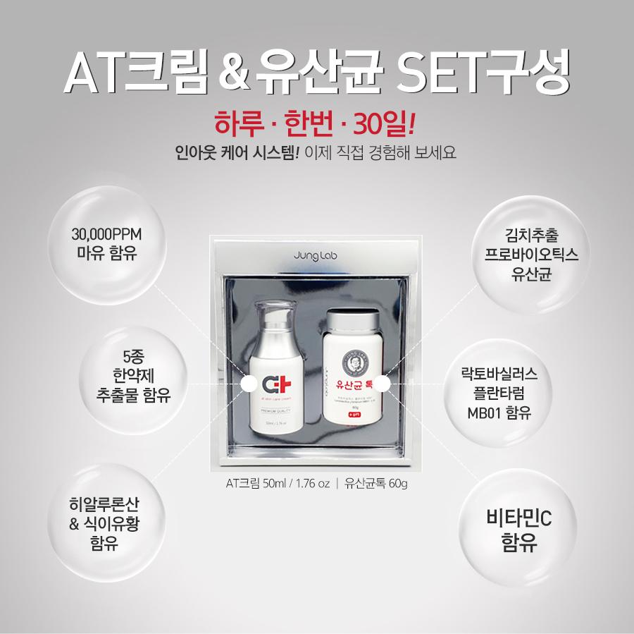 New AT Cream and Probiotics Lactobacillus MB01