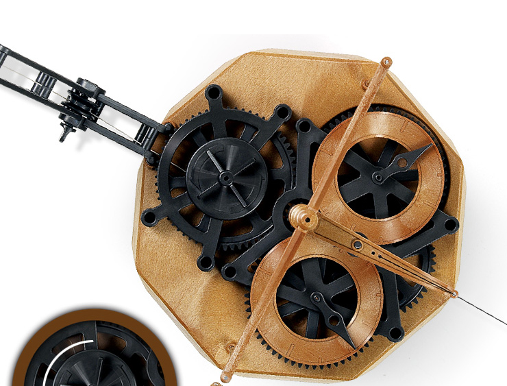 Academy Da Vinci Machines Flying Pendulum Clock Hobby Plastic Model Kit