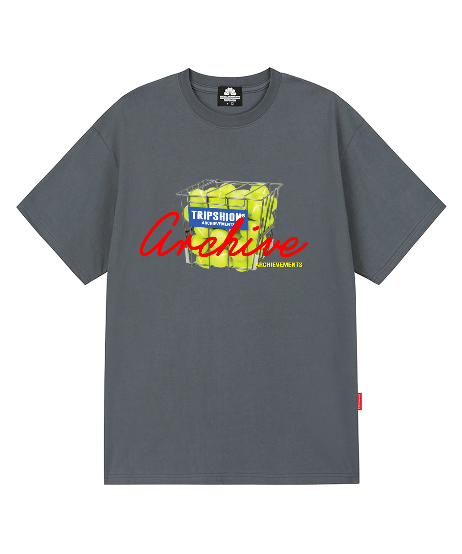 TENNIS ARCHIVE T-SHIRTS - GRAY