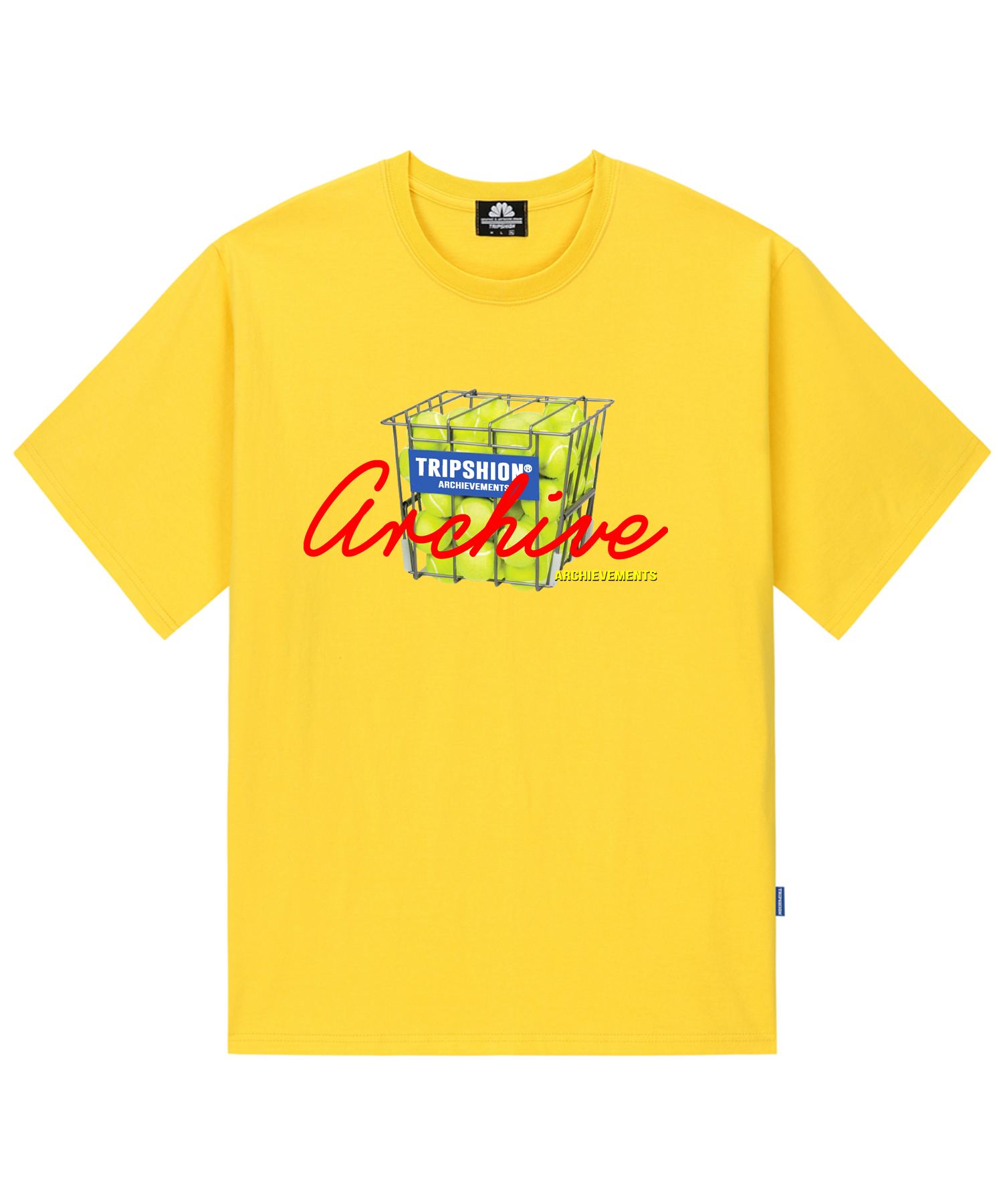 TENNIS ARCHIVE T-SHIRTS - YELLOW