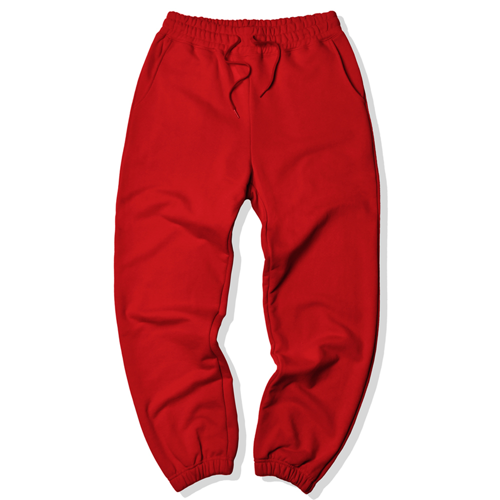 BASIC JOGGER SWEATS PANTS - RED