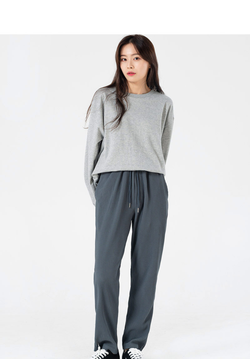 여성하의,여자하의,밴딩팬츠,트레이닝바지,플리츠밴딩,주름밴딩바지,일상복,운동복,나들이복,20대,30대