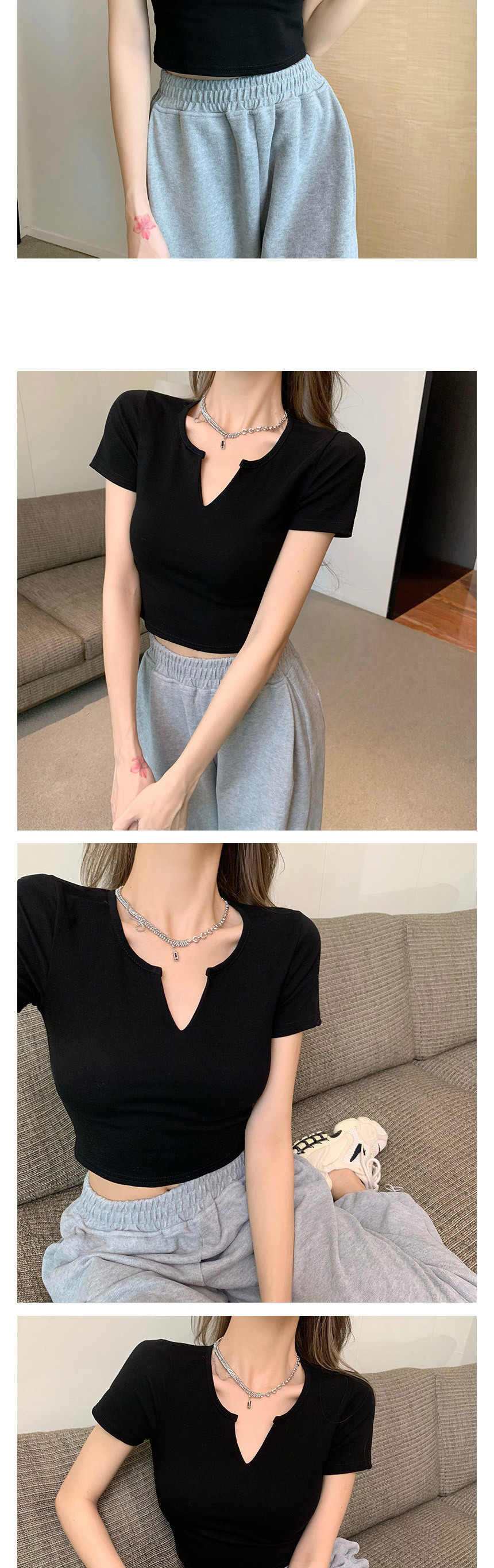 봄티셔츠,여성봄크롭티셔츠