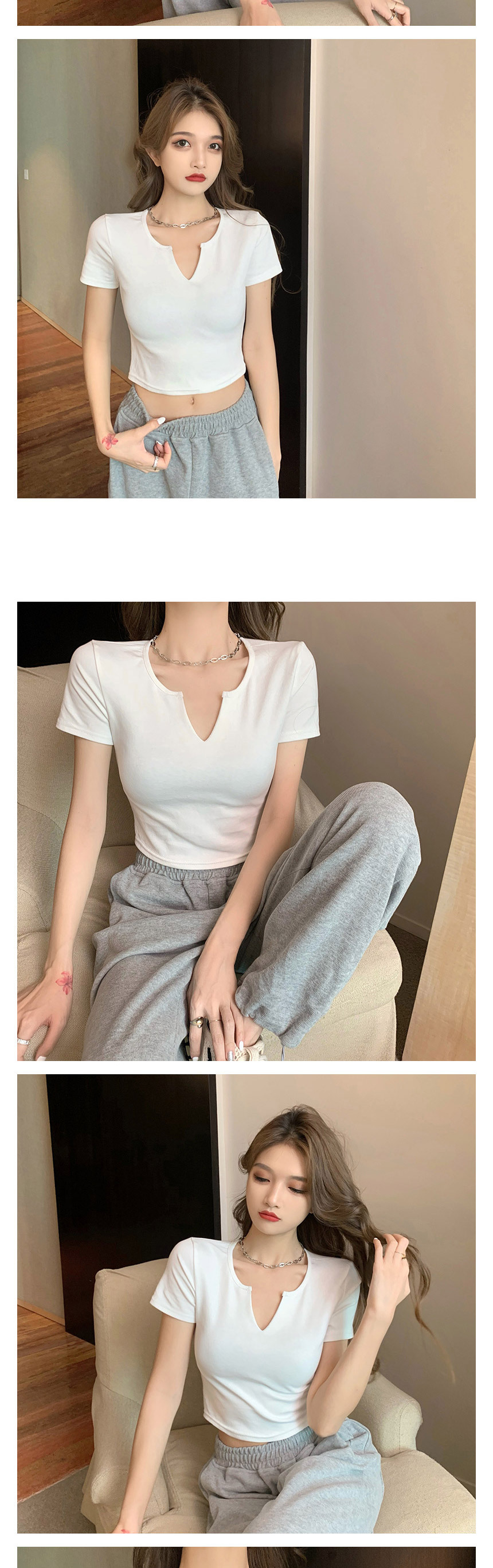 캐주얼티,여성크롭티
