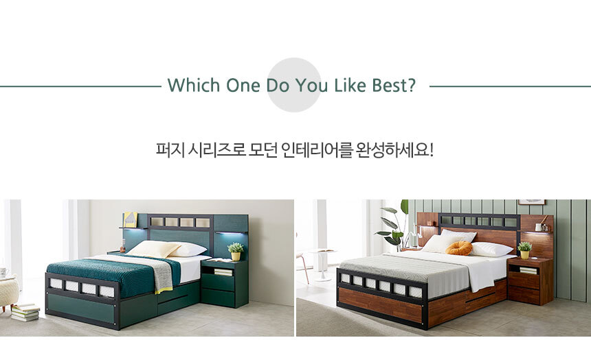 퍼지 호텔식 수납 침대 LED 협탁 USB 콘센트 상세 이미지 6